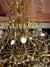 Pendente Lustre de Cristal Dourado Ø80cm - loja online