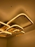 Imagem do Plafon e Luminária de Parede Led Dourado 70cm 3000k 4000k 6000k