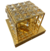 Arandela Moderna de Cristal LUXO III Dourada - comprar online