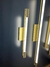 Arandela Luminária de Parede Slim 66cm Dourado - comprar online