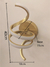 Arandela de Parede Dourada Led 3000K - Juliana Baczynski Iluminação Decorativa