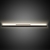 Arandela Luminária de Parede Slim Preto 101cm - comprar online
