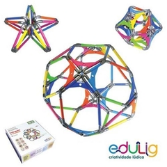 QC Edulig 3D Triângulos e Varetas - 183 peças - comprar online