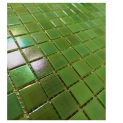 Venecitas Edic. Limitada Verde Agua Tornasol 2 x 2 cm. en internet