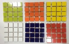 Azulejos Cortados 1.6 X 1,6cm X 16 U. - Mosaiquismo-