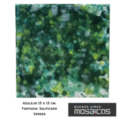 Azulejos 15 X 15 Fantasía: SALPICADOS - Buenos Aires Mosaicos