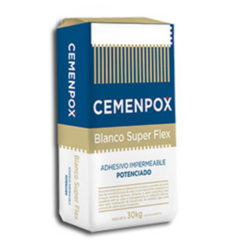 Adhesivo Cemenpox Super Flex BLANCO x 30 Kilos. Pegamento - comprar online