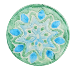 Imagen de Pieza Ceramica Medallon 10 cm. Artesanal
