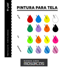 Pintura para Tela Oh My Chalk! Kit ABC 8 potes x 40 cc. - tienda online