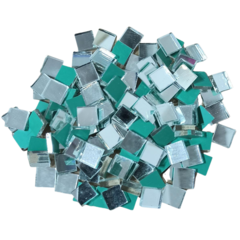 Espejitos Cuadrado 1 x 1 cm x 100 gs- - Buenos Aires Mosaicos