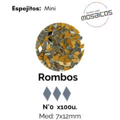 Espejitos: Mini (Rombos - Cuadrados - Triangulos - Ladrillito) - tienda online