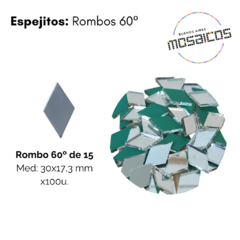 Espejitos: Rombos 60º - tienda online
