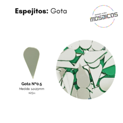 Espejitos: Gotas - Buenos Aires Mosaicos