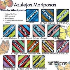 Azulejos 15x15 Fantasia: Mariposas