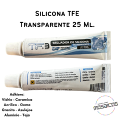 Silicona Acetica (comun) Transparente Pomo 25 ml. - comprar online
