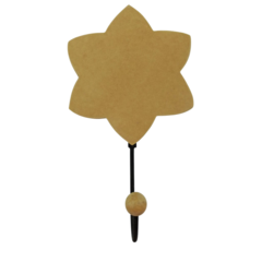 Flor Mandala con gancho bolita - Perchero - Mdf - - comprar online