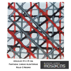 Azulejos 15 X 15 Fantasía: LINEAS ALEATORIAS - tienda online