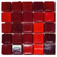 Venecitas Especiales 1,5 x 1,5 cm. Mix Rojos STK023 - comprar online