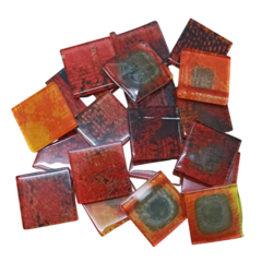Pack x 10u.Teselas de Vidrio Surtidas 3,3 x 3,3 cm. SALDO - comprar online
