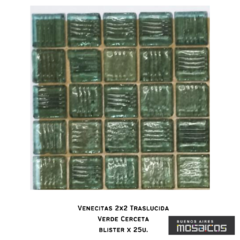 Venecitas Murvi Vitro V47 Verde - Traslucida -
