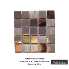 Venecitas Especiales: Mix Violeta Tornasol e H. Cobre - comprar online