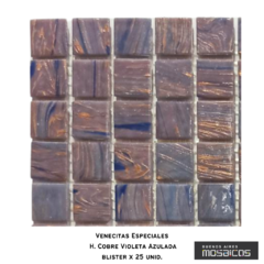 Venecitas Especiales: Violeta Opal Azulada Hilo de cobre en internet