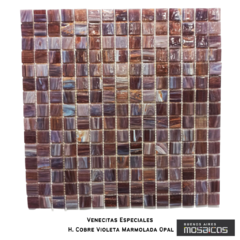 Venecitas Especiales: Violeta Marmolada H. cobre - comprar online