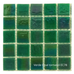 Venecitas Edic. Limitada Verde Opal Tornasol 2 x 2 cm - EC78 - comprar online