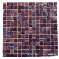 Venecitas Especiales: Violeta Marmolada H. cobre - Buenos Aires Mosaicos