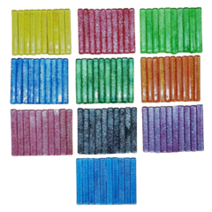 Vitro Color Con Glitter - Palitos 1 x 7 cm x 10 unidades - Vidrio en internet