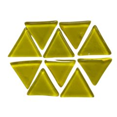 Imagen de Vitro Color Triangulos x 10 unidades