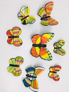 Set 3 Mariposas Chapa. - Mosaiquismo - Bs As Mosaicos - comprar online