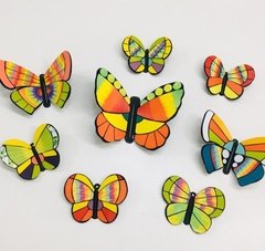 Set 3 Mariposas Chapa. - Mosaiquismo - Bs As Mosaicos - tienda online