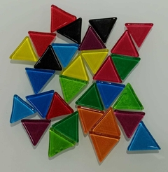 Vitro Color Triangulos x 10 unidades - Buenos Aires Mosaicos