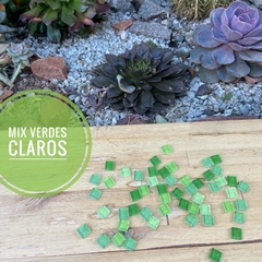 Mini Venecitas Vidrio 1 x 1 x 100 gs. (115u. aprox) - Buenos Aires Mosaicos