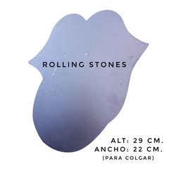 Cartel chapa Lengua Rolling Stones 29 x 22 cm.