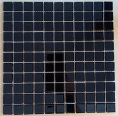 Venecitas Crystal Negro Vidrio 2,5 x 2,5 cm. Planchas de 30 x 30 cm. CM50 en internet