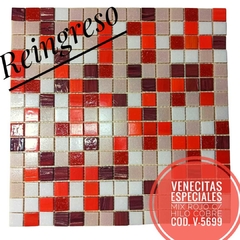 Venecitas Calidas: Mix Calido Rojo con H. de cobre. Cod. V-5699 - tienda online