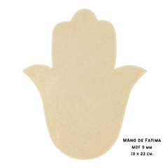 Figuras Mano de Fatima MDF Madera. Para interior. Espesor 9 mm. - tienda online