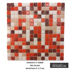 Venecitas Calidas: Mix Calido Rojo con H. de cobre. Cod. V-5699 - comprar online