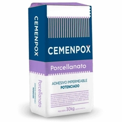 Adhesivo Cemenpox Porcelanato x 30 Kilos. Pegamento - comprar online