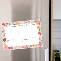 PLANNER MAGNÉTICO SEMANAL VARIOS DISEÑOS - comprar online