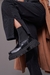HUDSON combat boots - SHINY BLACK