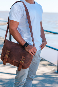 Morral de cuero modelo Classic Buy in Vakapi Leather