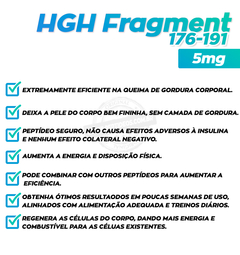 HGH Fragment 176-191 5mg + Diluente - comprar online
