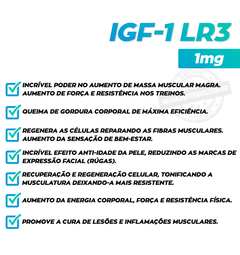 IGF-1 LR3 1mg + Diluente - comprar online