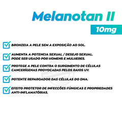 Melanotan 2 - 10mg + Diluente - comprar online