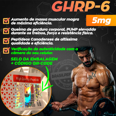 GHRP-6 5mg + Diluente na internet