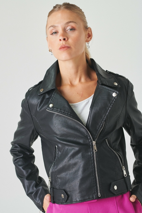 #C116 CAMPERA MOTO VEGAN