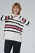 SW268 SWEATER CHICAGO RAYAS - tienda online